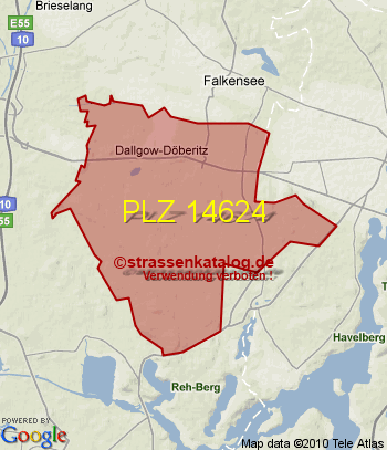 Postleitzahl 14624