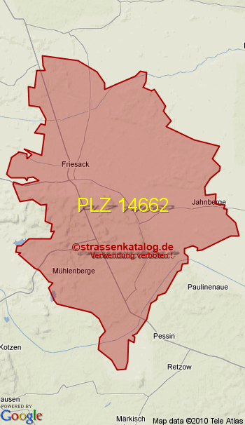 Postleitzahl 14662