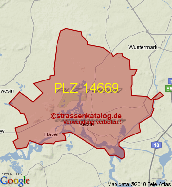 Postleitzahl 14669