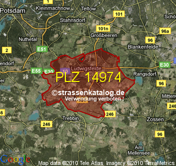 Postleitzahl 14974