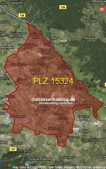 Postleitzahl 15324