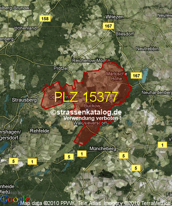 Postleitzahl 15377