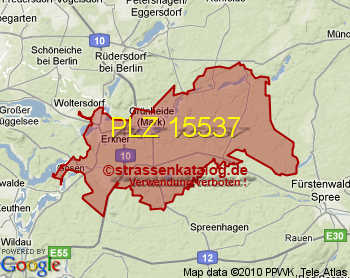 Postleitzahl 15537