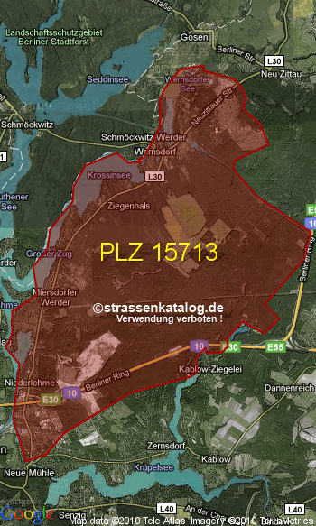 Postleitzahl 15713