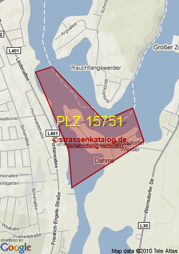 Postleitzahl 15751