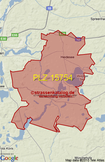 Postleitzahl 15754