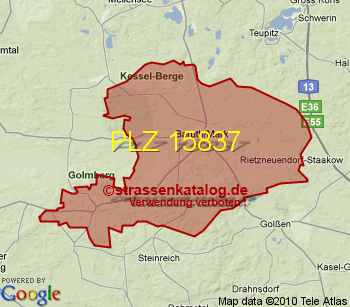 Postleitzahl 15837