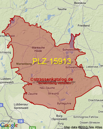 Postleitzahl 15913