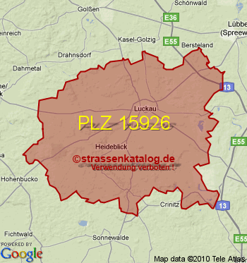 Postleitzahl 15926