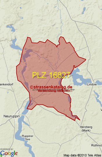 Postleitzahl 16827