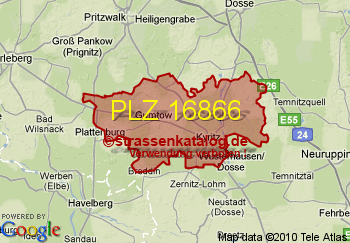 Postleitzahl 16866