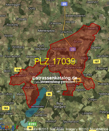 Postleitzahl 17039