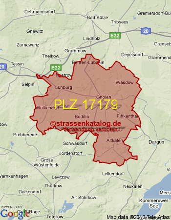 Postleitzahl 17179