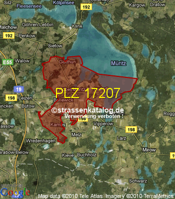 Postleitzahl 17207