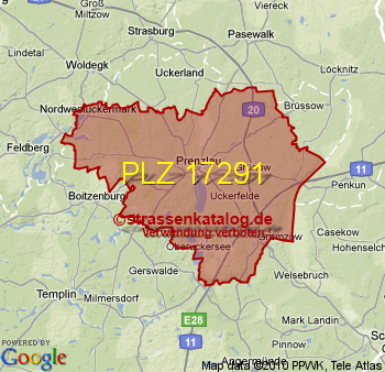 Postleitzahl 17291