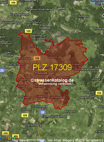 Postleitzahl 17309