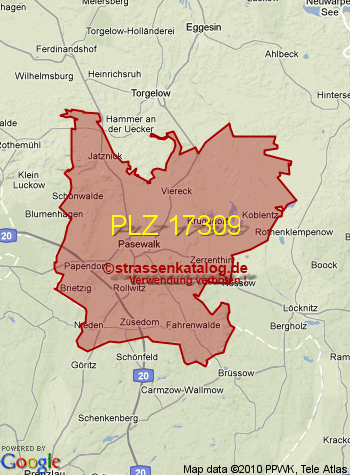 Postleitzahl 17309