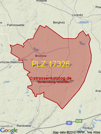 Postleitzahl 17326