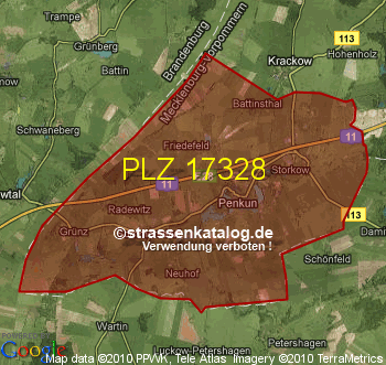 Postleitzahl 17328