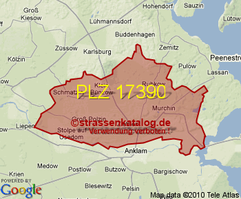 Postleitzahl 17390