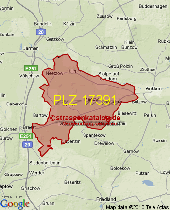 Postleitzahl 17391