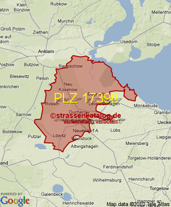 Postleitzahl 17398