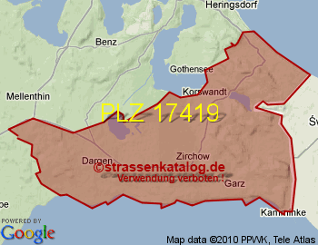 Postleitzahl 17419