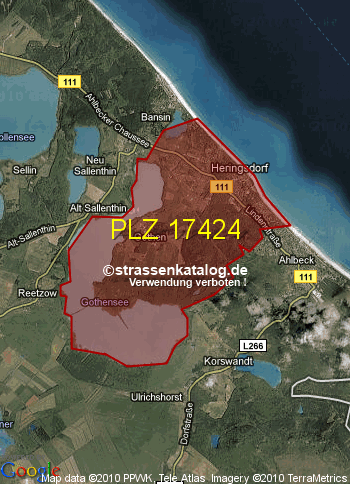 Postleitzahl 17424