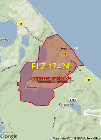 Postleitzahl 17424