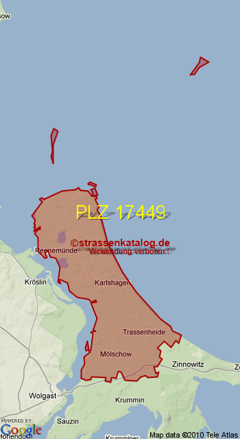 Postleitzahl 17449