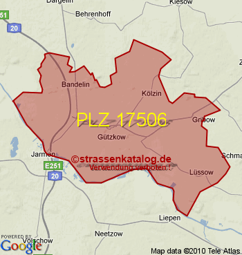 Postleitzahl 17506