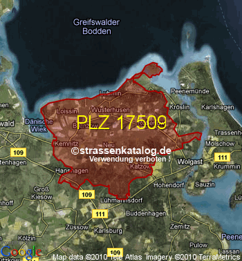 Postleitzahl 17509