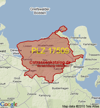 Postleitzahl 17509