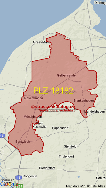 Postleitzahl 18182