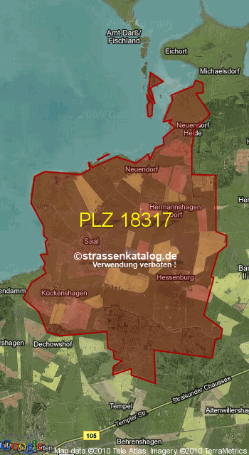 Postleitzahl 18317