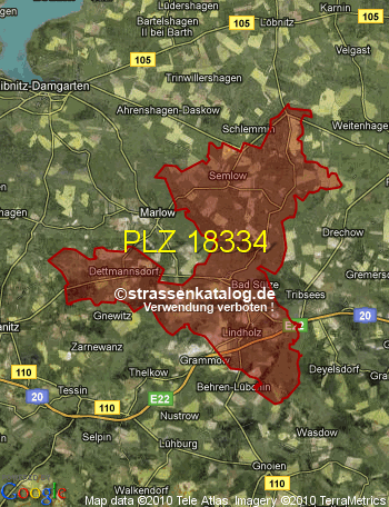 Postleitzahl 18334