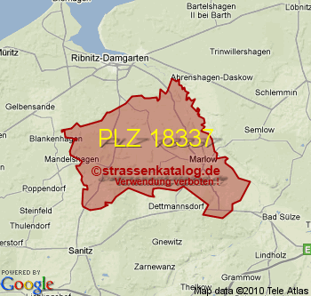 Postleitzahl 18337