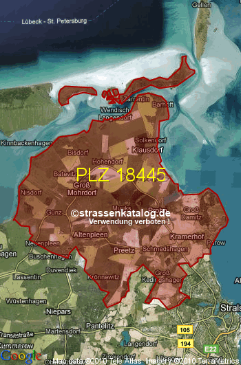 Postleitzahl 18445