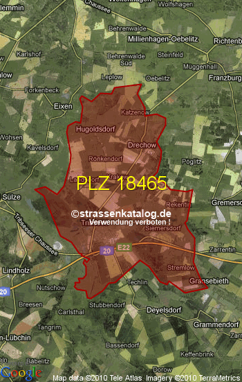 Postleitzahl 18465