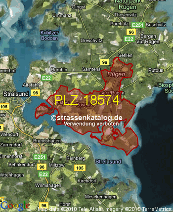 Postleitzahl 18574