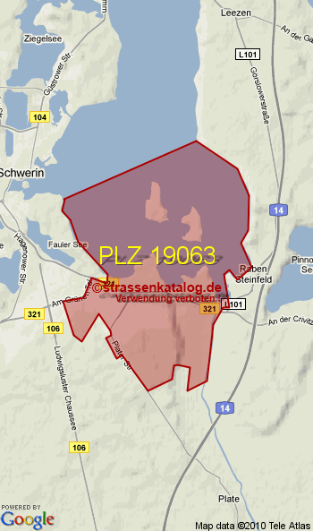 Postleitzahl 19063