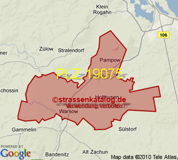 Postleitzahl 19075