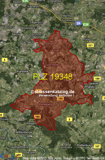 Postleitzahl 19348