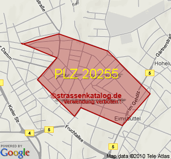 Postleitzahl 20255