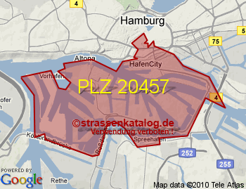 Postleitzahl 20457