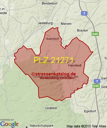 Postleitzahl 21271