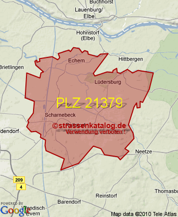 Postleitzahl 21379