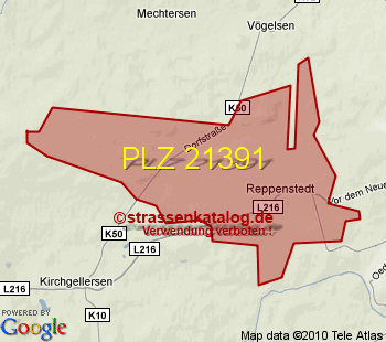 Postleitzahl 21391