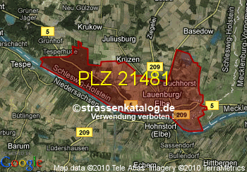 Postleitzahl 21481