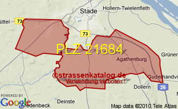 Postleitzahl 21684